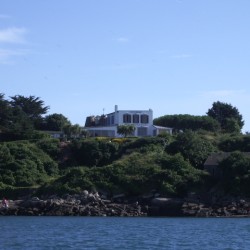 arrivée à Chausey hotel